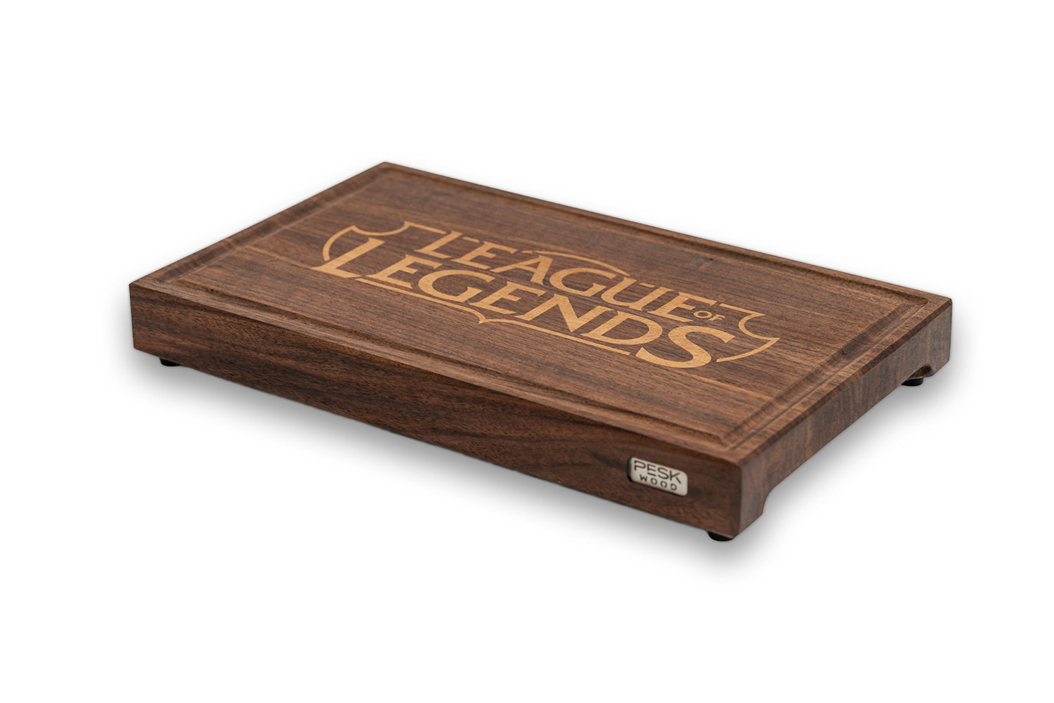 PESKWOOD dřevěné krájecí prkénko INLAY Americký ořech2